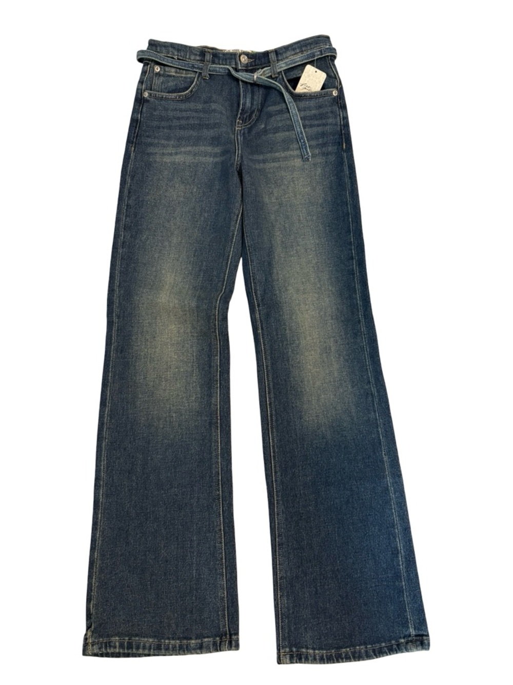 Free People We The Free NWT Sabine Slim Straight Size 27 - Picture 5 of 16